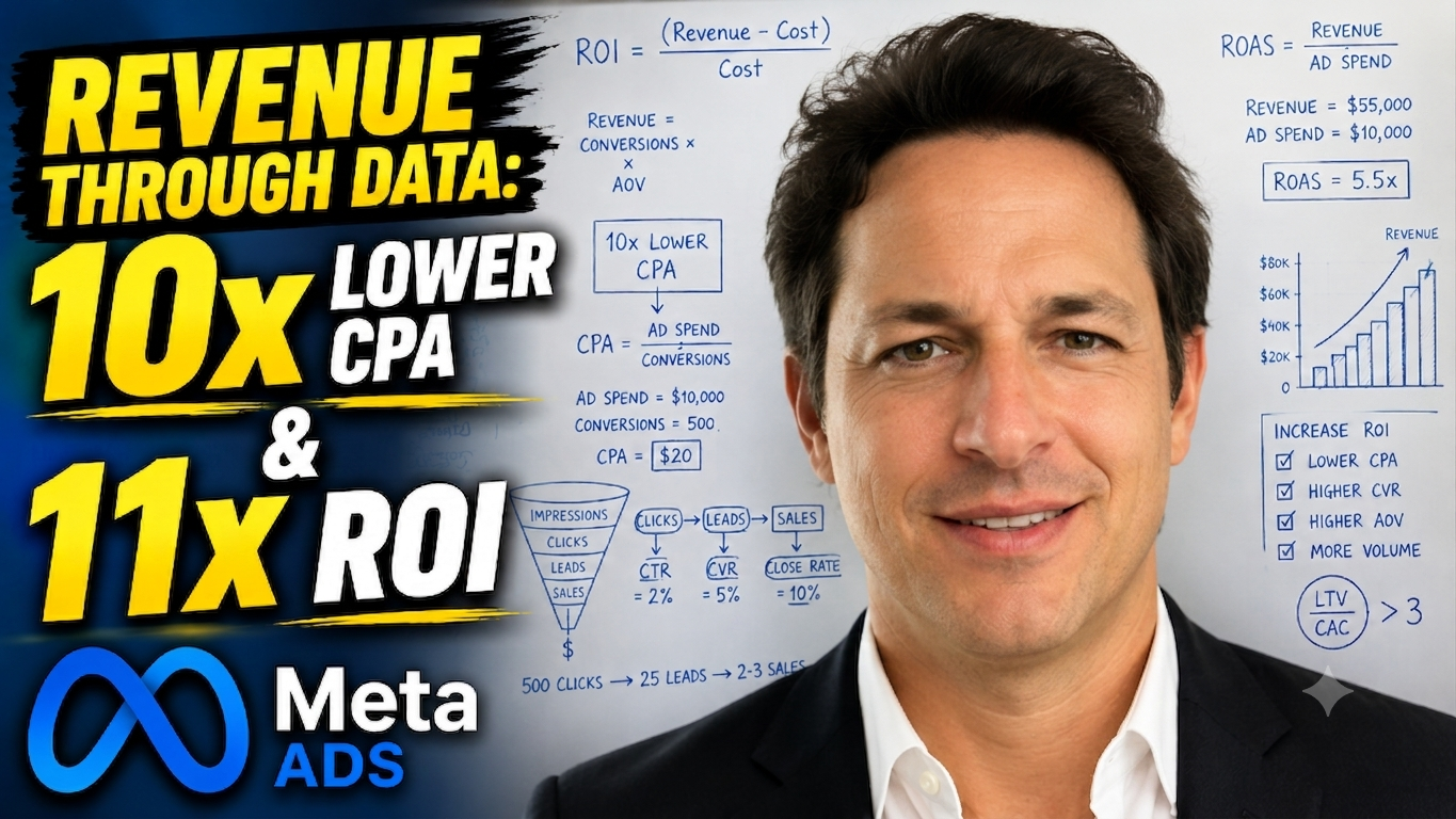 Matthieu Dejardins revenue through data masterclass thumbnail